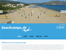 Tablet Screenshot of beachcamps.de